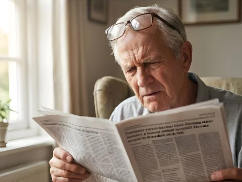 Difficulty reading small print Image